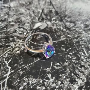 Mystic Topaz Silver ring